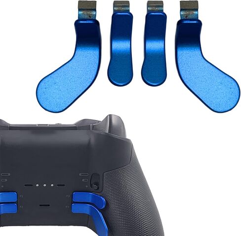 Anglepingping 4 PCS Elite Controller Paddles for Xbox One Elite Controller Series 2 Model 1797/1698,Stainless Steel Replacement Parts for Xbox Elite Controller Series 2 Core(Black) in Saudi Arabia