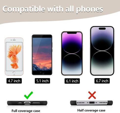 Clip and Go Strap for Phone with Wallet Crossbody Adjustable Phone Lanyard with Detachable Wristlet Wallet Phone Strap in Saudi Arabia