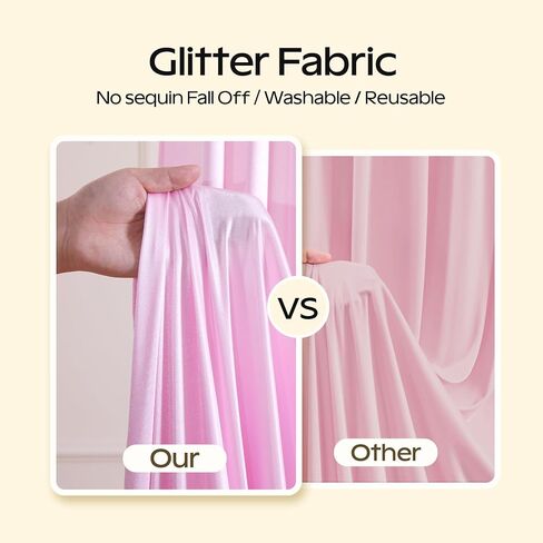 Dark Gold Glitter Satin Backdrop Curtain for Parties 10x10FT Shimmer Photo Backdrop Drapes Non-Wrinkle Sparkle Drapes for Backdrop Wedding Baby Shower Christmas Decorations in Saudi Arabia