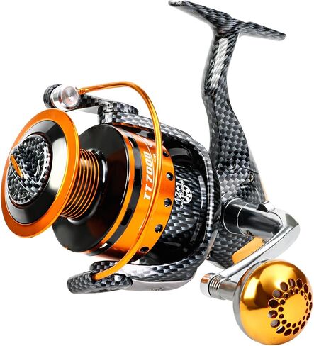 Fishing Reels- 12+1 BB, Light and Smooth Spinning Reels, Powerful Carbon Fiber Drag, Saltwater and Freshwater Fishing in Saudi Arabia