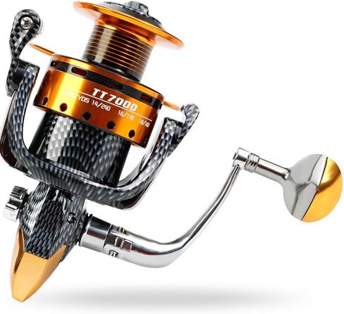 Fishing Reels- 12+1 BB, Light and Smooth Spinning Reels, Powerful Carbon Fiber Drag, Saltwater and Freshwater Fishing in Saudi Arabia