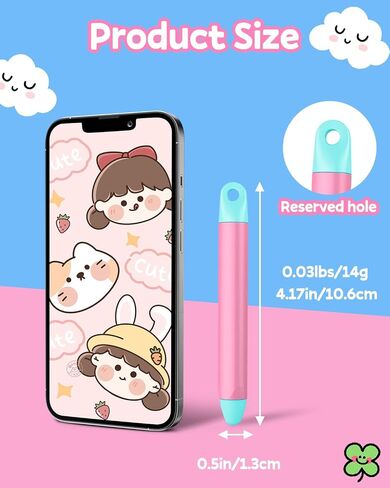 Kid-Friendly Stylus Pen for Touch Screens, 3 Pack Kids Tablet Stylus for iPad, iPhone, Fire Tablet, Fire Kids, Samsung Tablets and All Touch Screen Devices, Safe Stylus Pen for Kids (Only Pens) in Kuwait
