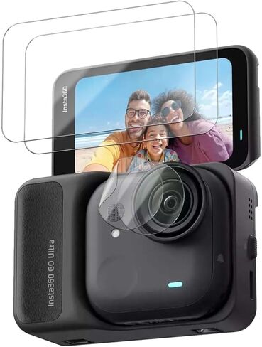 [2+2 Pack] واقي الشاشة لـ Insta360 Go Ultra ، واقي الشاشة وحامي العدسات لـ Insta360 Go Ultra Action Caram in Saudi Arabia