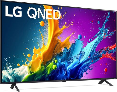 LG 65 بوصة فئة QNED80T Series LED SMART TV 4K Processor شاشة مسطحة مع MAGIC REMOTE AI مع ALEXA BLUSTING في (65QNED80TUC ، 2024) (متجددة) in Saudi Arabia