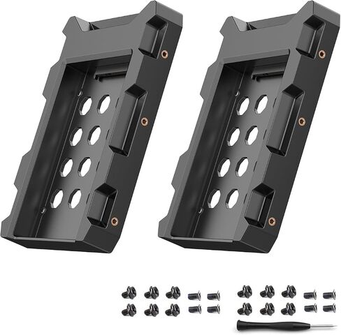2.5 to 3.5 Inch SSD HDD Mounting Bracket, SATA III Drive Bay Adapter for 7mm 9.5mm 12.5mm Hard Drives 2 Packs in Saudi Arabia