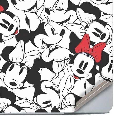 Skinit Decal Laptop Skin Compatible with HP Elitebook 840 G6 (2019) - Officially Licensed Disney Minnie Mouse Red Color Pop Face Pattern Design in Saudi Arabia
