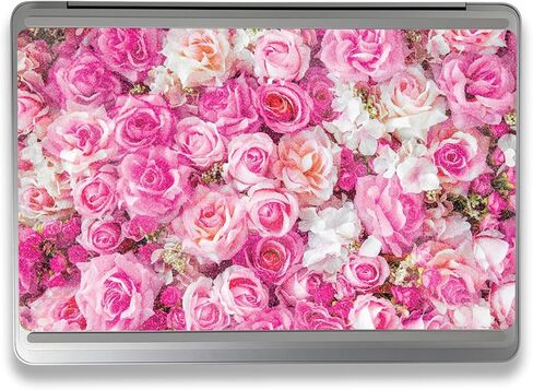 MightySkins Glossy Glitter Skin Compatible with Microsoft Surface Laptop Studio 2 (2023) Full Wrap Kit - Bed of Roses | Protective, Durable High-Gloss Glitter Finish | Easy to Apply | Made in The USA in Saudi Arabia