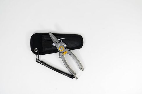 danco 7.5-Inch Aluminum Center Cutter Fishing Pliers with Sheath and Lock | 7.5-Inch Aluminum Center Cutter Fishing Pliers, Tungsten Carbide Cutters, Safety Lock, Sheath, Freshwater and Saltwater Use in Saudi Arabia