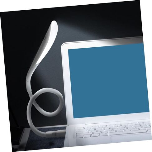 Doitool USB قابلة للضوء مصباح مصباح مصباح القراءة المحمولة للقراءة للمنزل والسفر مرنة لتصميم مرن لجهاز الكمبيوتر المحمول بجانب التخييم في الهواء الطلق مضغوط ضوء الليل in Kuwait