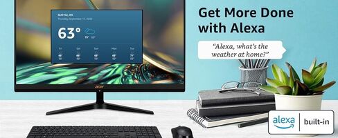 Acer Aspire C27-1700-UA91 AIO Desktop | 27 "عرض IPS الكامل | 12th Gen Intel Core I5-1235U | Intel Iris Xe Graphics | 16GB DDR4 | 512GB NVME M. in Saudi Arabia