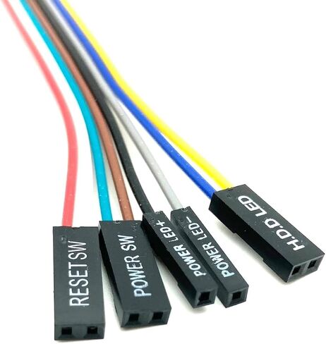 من 8 حفرة إلى 13 دبوس ATX Mother Power Power Cable للوحة الأمامية هيكل الكمبيوتر الشخصي （8.7 بوصة） in Saudi Arabia