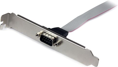 Startech.com 16in (40 سم) 9 PIN Serial Male to 10 Pin Motherboard Sloter Plate - محول المنفذ التسلسلي للوحة الأم (plate9m16) ، رمادي (حزمة 3) in Saudi Arabia