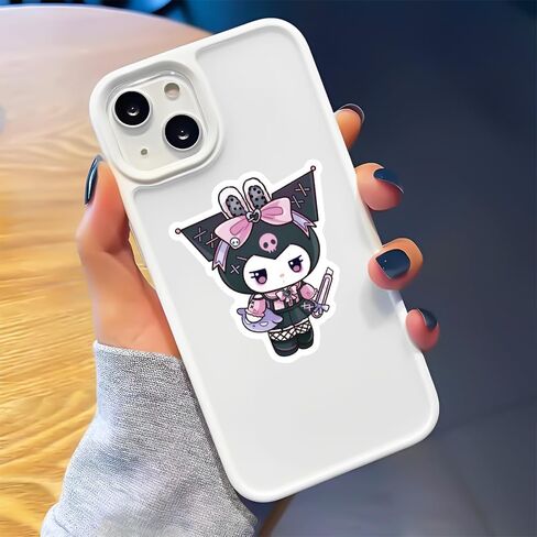 50pcs Kawaii Hello Kitty ملصقات الرسوم المتحركة الأنيمي للمياه زجاجة ماء الكمبيوتر كمبيوتر الهاتف حالة الأمتعة محمول التزلج على الجليد هدايا للأطفال المراهقين البالغين in Kuwait