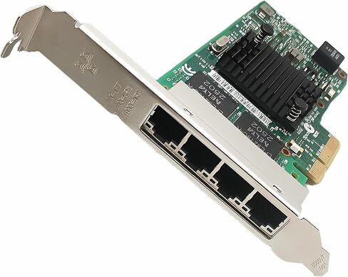 1.25G Gigabit Desktop Ethernet Server Network Adapter Card (NIC) |Single RJ45 Copper Port| 10/100/1000/1250Mbps| PCI Express 2.1 x1| Compabitle with Intel I210 Controller| Support Windows 10, Linux in Kuwait