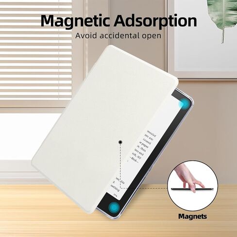 حافظة مع حزام يد لجهاز Kindle Paperwhite الجيل الثاني عشر 2024 مقاس 7 بوصات، وردي ساكورا in Kuwait