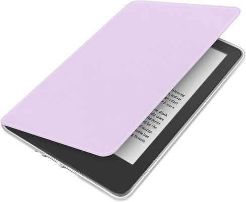 360 درجة الدوران في حالة 6.8 "Kindle Paperwhite (الجيل الحادي عشر-2021) ، تصميم مغناطيسي قابل للتصميم القابل للتعديل واضحة مع نوم/استيقاظ تلقائي ، أرجواني خفيف in Saudi Arabia