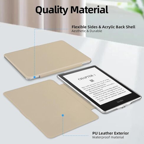 حافظة شفافة لجهاز Kindle Paperwhite الجيل الخامس/السادس/السابع، وردي ساكورا in Kuwait