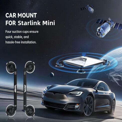 MINTORISES MINI Accessories Cup Cup Cup Mount و Starlink Mini Mount لسقف السيارة وسقفًا ، للربع الفقري والقوارب والطائرة ورحلة برية in Kuwait