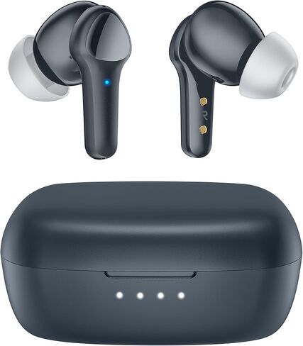 سماعات الأذن اللاسلكية ، سماعات الصوت العميقة الصوتية العميقة العميقة Hi-Fi STEREO HELD IPX8 PLUETOOTH 5.3 مع 4 ميكروفون in Kuwait