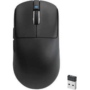 R1 SE+ Wireless Gaming Mouse, 18000 DPI, High-Precision PAW3395 SE Sensor,55g Lightweight,Tri-Mode 2.4G/BT5.0/USB-C Gaming Mouse, Programmable Ergonomic Mice Suitable for Laptops/PC/Mac (White) in Kuwait