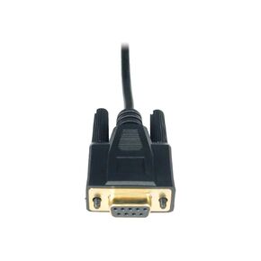 TRIPP Lite Eaton Series P450-006 6ft NULL MODEM CABLE SERIAL DB9 أنثى أنثى RS232 مطلية بالذهب المقولبة لجهاز التوجيه المودم للكمبيوتر الشخصي ، حزمة العناية السحابية مسبقًا مؤهلة (1 حزمة) in Kuwait