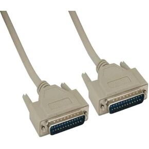 15 قدمًا IEEE -1284 DB25 ذكر إلى الذكور الكابل المتوازي - البيج in Kuwait