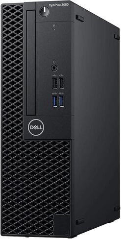 Dell Optiplex 3060 SFF كمبيوتر سطح المكتب ، Intel Core I5-8400 ، ذاكرة الوصول العشوائي 16 جيجابايت ، 512 جيجابايت SSD ، لوحة المفاتيح والماوس ، WiFi ، Bluetooth ، Windows 11 Pro (متجدد) in Kuwait