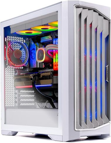 Skytech Gaming Desktop PC ، Intel I7 14700K 3.4 GHz (5.5GHz Turbo) ، NVIDIA RTX 5070 TI 16GB ، Z790 Board ، 2TB Gen4 NVME SSD ، 32GB DDR5 RAM 6000 RGB ، 850W GOLD ATX 3 PSU ، in Saudi Arabia
