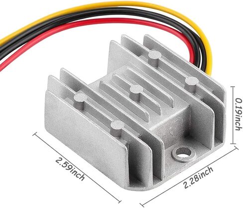 DC 12V 24V to 5V 3A Converter DC Voltage Reducer Regulator Step Down Buck Converter Power Supply Volt Transformer Module in Saudi Arabia