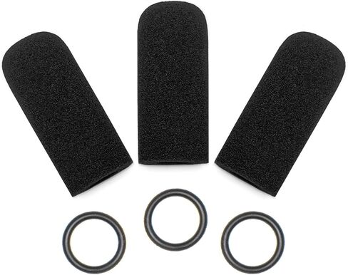 H10-13.4 غطاء MIC-متوافق مع David Clark H10-13.4 ، DC One-X ، Pro-X2 ، DC-PRO X ، H10 ، H20 Series Aviation Headsets & M-7/M-4/M-5/M-77/DC-87 Microphones-3 أغطية رغوة + 3 O Rings Rings in Saudi Arabia