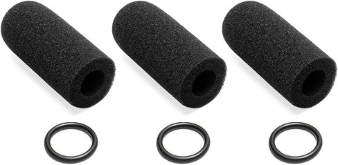 H10-13.4 غطاء MIC-متوافق مع David Clark H10-13.4 ، DC One-X ، Pro-X2 ، DC-PRO X ، H10 ، H20 Series Aviation Headsets & M-7/M-4/M-5/M-77/DC-87 Microphones-3 أغطية رغوة + 3 O Rings Rings in Saudi Arabia