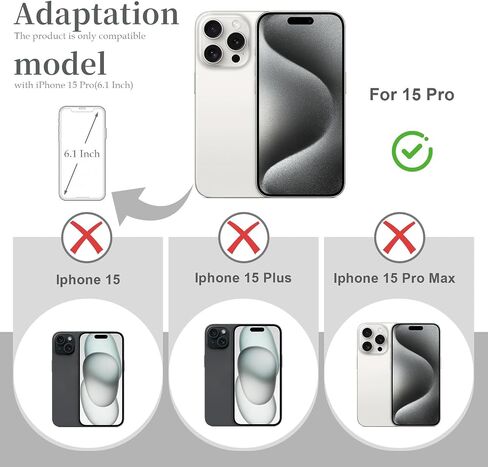 يتم تضمين استبدال الزجاج الخلفي لأجهزة iPhone 15 Pro (6.1 بوصة ، أسود التيتانيوم) أدوات إصلاح الشحن الزجاجية واللاسلكية المتكاملة in Kuwait