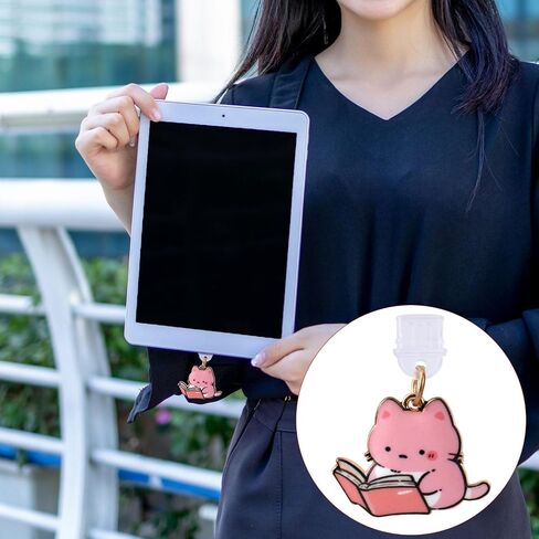 7pcs Cat Dust Slug Scarms for Kindle ، Cover USB C Port Cover Cover Cover Cap Protector و Decorating Accessories Charm for e-Readers Women Tethings Cat Lover Gifts in Saudi Arabia