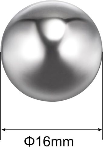 uxcell 15pcs 17mm 201 Stainless Steel Bearing Balls G1000 Precision in Saudi Arabia