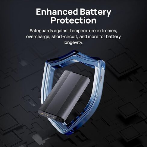 70mai Dash Cam Battery Pack BL96NNX ، طاقة النسخ الاحتياطي LIFEPO4 96WH ، ووضع وقوف السيارات حتى 30 ساعة ، إدخال 11.2-30 فولت ، إخراج XT30+TYPE-C ، حماية منخفضة الجهد ، 7-حماية BMS (محلول سجائر) in Saudi Arabia