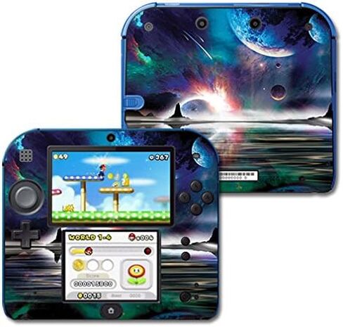 Mayyskins Skin متوافق مع Nintendo 2DS - Space Horizon | غلاف الالتفاف الواقي ، الدائم ، والفريد من نوعه | من السهل تطبيق الأنماط وإزالتها وتغييرها | صنع في الولايات المتحدة in Saudi Arabia