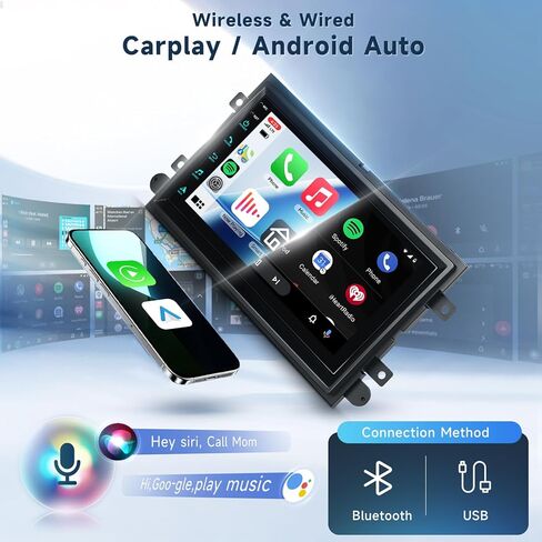 4 CORE+64G Android 13 Car Radio Stereo for Ford F150 F250 F350 2004-2014 ، 7 incs stereo car stereo carplay Andriod Auto ، Bluetooth ، GPS ، SWC ، WiFi ، FM ، HD Camera Backup Camera in Saudi Arabia