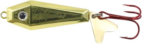 Northland Fishing Tackle Buck-Shot Coffin Ice Fishing Jigging Spoon Lure, Assorted Sizes & Colors for Walleye, Perch, Crappie, & More in Saudi Arabia