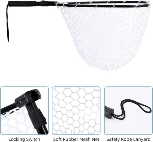 شبكات الصيد الخشبية - الأسماك المطاطية ، وعلب صيد الأسماك ، وشبكات الصيد مع المقابض in Kuwait