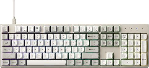 Keychron C2 Pro Wired Mechanical Keyboard with 8K Hz Polling Rate, Full Size Custom RGB Backlit Hot-Swappable, Non-Shine Through PBT Keycaps Compatible with Mac Windows Linux in Saudi Arabia