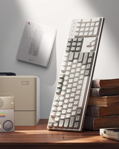 Keychron C2 Pro Wired Mechanical Keyboard with 8K Hz Polling Rate, Full Size Custom RGB Backlit Hot-Swappable, Non-Shine Through PBT Keycaps Compatible with Mac Windows Linux in Saudi Arabia