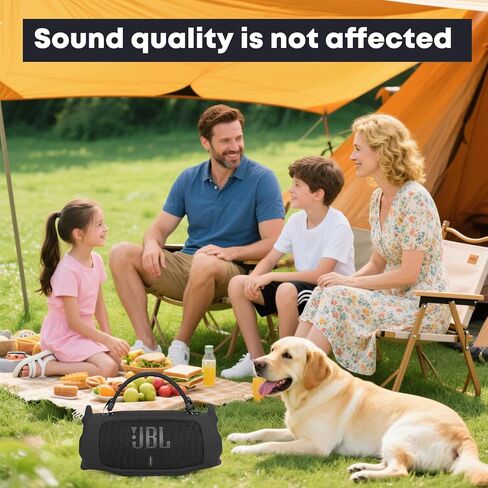 Silicone Cover Case Compatible with Charge 6 Portable Bluetooth Speaker, Portable Protective Travel Case with Shoulder Strap and Carabiner for Charge 6 Wireless Speaker Accessories（Black） in Kuwait