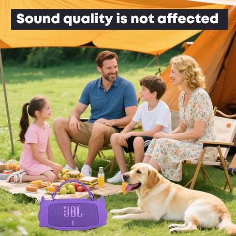 علبة تغطية السيليكون متوافقة مع شحن 6 مكبر صوت محمول ، حقيبة سفر واقية محمولة مع حزام الكتف و Carabiner مقابل شحن 6 ملحقات مكبرات الصوت اللاسلكية （أسود） in Kuwait