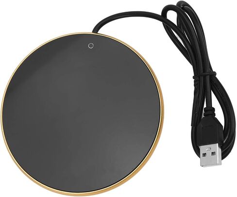 55 درجة مئوية درجة الحرارة الثابتة لدرجة الحرارة الثابتة الدافئة ، دافئ شمعة USB المدمجة ، لوحة زجاجية مقسمة ، طاقة تلقائية ، لنزهة المكتب المنزلي ، إعدادات درجة الحرارة الذكية في ارتفاع (1) in Kuwait