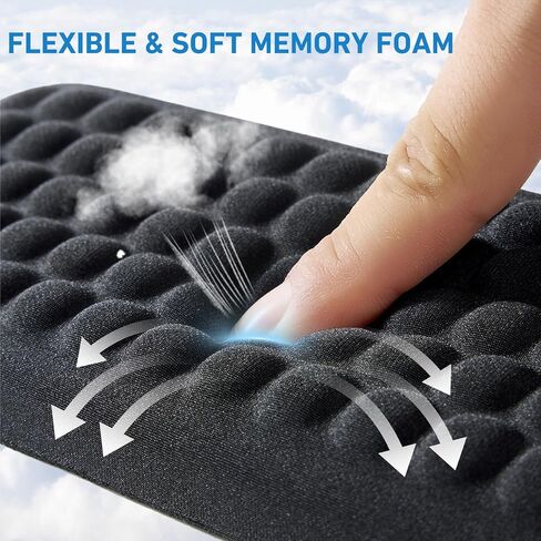 2Pcs Elbow Pad for Desk, L-Shaped Desk EdgeRest withMemory Foam Elbow Support Padding, Desk Edge Non-Slip and Ergonomic Separate Design by KONOVOLY in Saudi Arabia