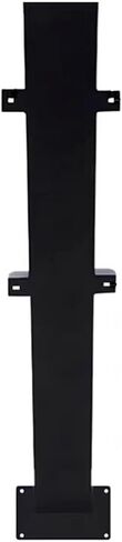 Support Pole for EV Charging Stations，Floor Mounted, Galvanized Steel Material, Height 150cm/59in，for Outdoor use(Red) in Saudi Arabia