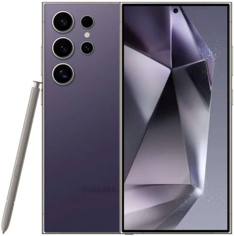 SAMSUNG Galaxy S24 Ultra 5G S9280 Physical Dual SIM 512GB 12GB RAM AI Smartphone, Factory Unlocked, Global Model, Long Battery Life - Titanium Violet in Saudi Arabia
