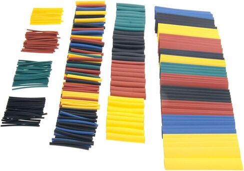 Healifty 328pcs حرارة أنبوب تقلص الأنبوب مجموعة الأسلاك مسطح أنبوب الحرارة للاستخدام الصناعي in Saudi Arabia