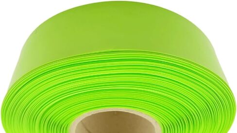 1M PVC Heat Heat Tube Pack ، for Film Film Wrap Case Cable Sleeve Green (عرض 30 مم) in Kuwait