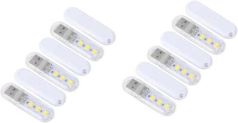 DOITOOL 12 PCS USB Night Light LED Nightlight Mini USB Keyboard Light LED Night Light in Saudi Arabia